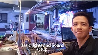 Basic Lights and Sound setup |