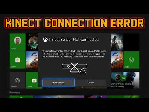 Fix Xbox One Kinect Sensor Not Working and Connection Error