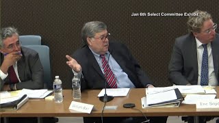 Jan. 6 committee video: Former AG Bill Barr told Trump the 2020 election was not stolen