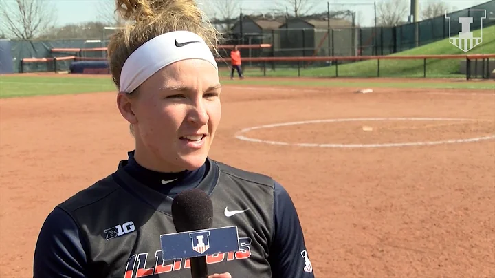 Illini Softball Annie Fleming Interview vs. Minnes...
