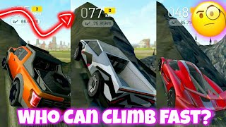 Who can climb fast in mountain?🚗 Extreme Car Driving Simulator screenshot 5