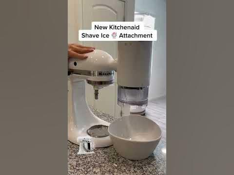 KitchenAid Ice Shaver Attachment on Vimeo