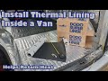 How to Thermal Line Your Van -  VW Transporter T5 Campervan Conversion (Part 6)