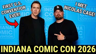 Indiana Comic Con 2026! - Meeting Nicolas Cage, Vendors, Cosplay & More! | Indianapolis, IN