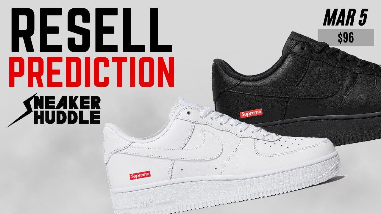 supreme air force 1 resale value