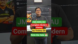 Marathon Class by Vishnu Sir of Modern History | JMI/AMU/AU entrance | The Historika