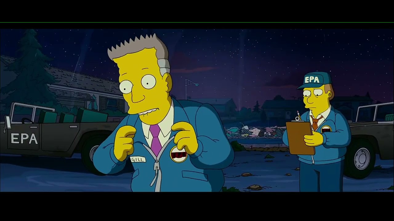 The Simpsons Movie (2007) | Full Clip Simpsons Outside of the Dome