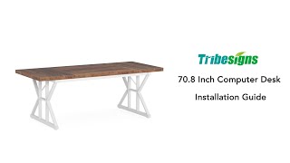 JW0432/JW0517/JW0590/JW0602 /JW0671- Installation Guide - 6FT Rectangle Meeting Room Table