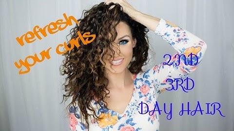 HOW TO REFRESH CURLS | 2ND, 3RD DAY HAIR