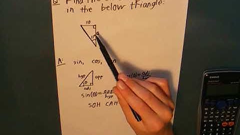 Finding an unknown side length in a right-angled triangle