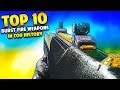 Top 10 BURST FIRE WEAPONS in Cod History