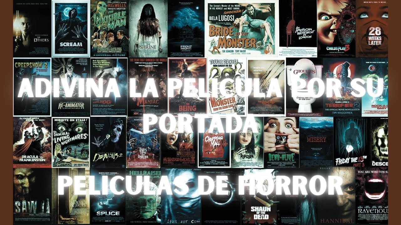 ¿Te encantan las peliculas de terror? Ponte a prueba! Adivina la pelicula por su portada.