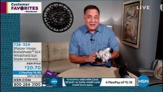 Sharper Image BrellaShade Deluxe Windshield Sun Shade Um...