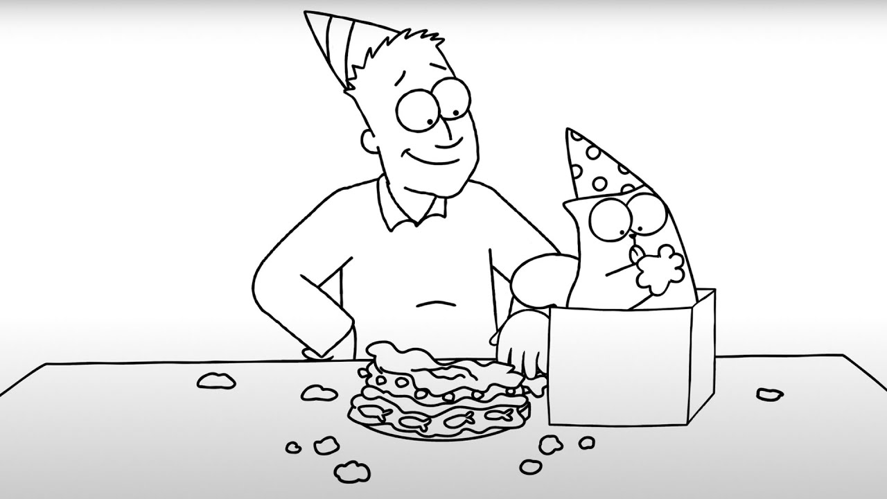 Simon's Cat Birthday! Simon's Cat Extra Long Comp YouTube