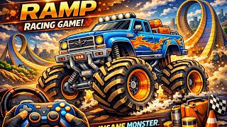 Monster Truck Mega Ramp Racing Gameplay – Big Ramps & Extreme Stunts screenshot 3