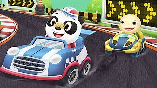Dr. Panda Racer 🏎️ Juego de carreras de coches para niños pequeños screenshot 3