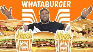 My First Time Trying WHATABURGER | Ultimate Taste Test