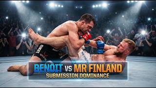 Benoit God of War vs Mr Finland | Brutal Submission &amp; Title Defense