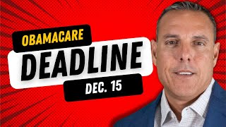 ACA Obamacare Dec 15th Deadline for Jan 1 Effective date. What to do if Healthcare.gov Crashes.