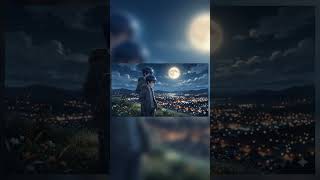 "Neon lights, silent nights… aur dil mein hazaar thoughts 💙🌃"