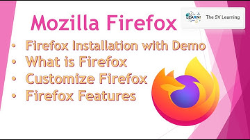 Mozilla Firefox Description and Installation with Demo