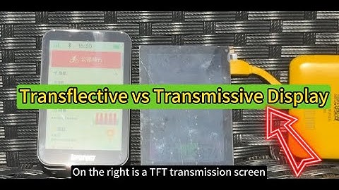 Compare 3.5 Inch Transflective and Transmissive TFT Display for SunRead and LowPower