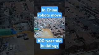 In China, 432 robots moved a 7,500-ton historic building complex in two weeks