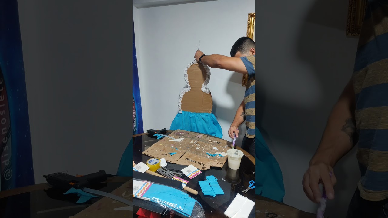 COMO HACER FACIL PIÑATA DE ELSA FROZE 2