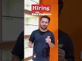 #WeAreHiring Data Engineer – Azure Fabric, PySpark &amp; Migration Specialist #shorts