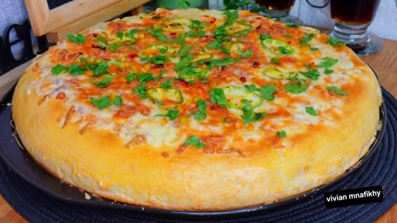 فطيرة الشاورما العائلية 😍 بأسهل وأطيب طريقة 👌والطعم أكثر من خياااال😋