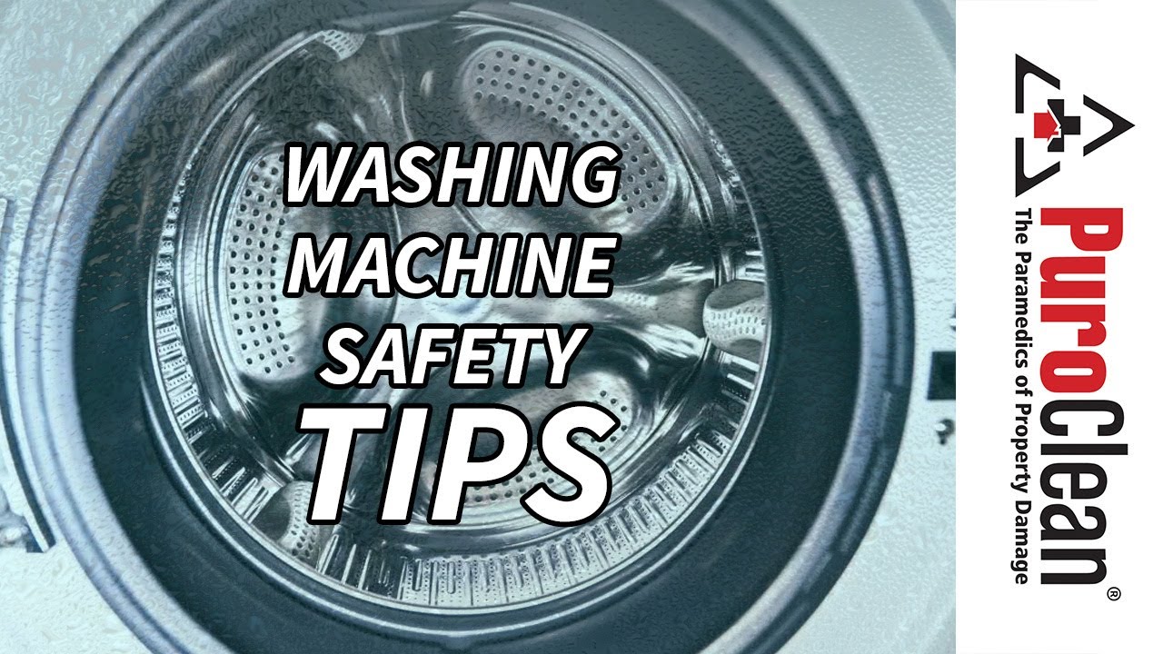 3 Tips on Washing Machine Safety- PuroClean Restoration Cranford