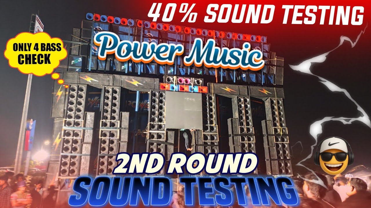 Power Music 40% sound Testing 🔥 motto mela 2026