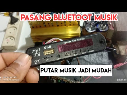 Cara pasang Mp3 BLUETOOT pada power ampli SOCL 504
