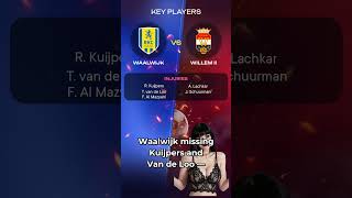 Waalwijk vs Willem II | Netherlands Eredivisie Preview