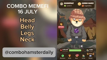 MemeFi Combo 16 July