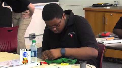 Charter school students 3D print hands for kid