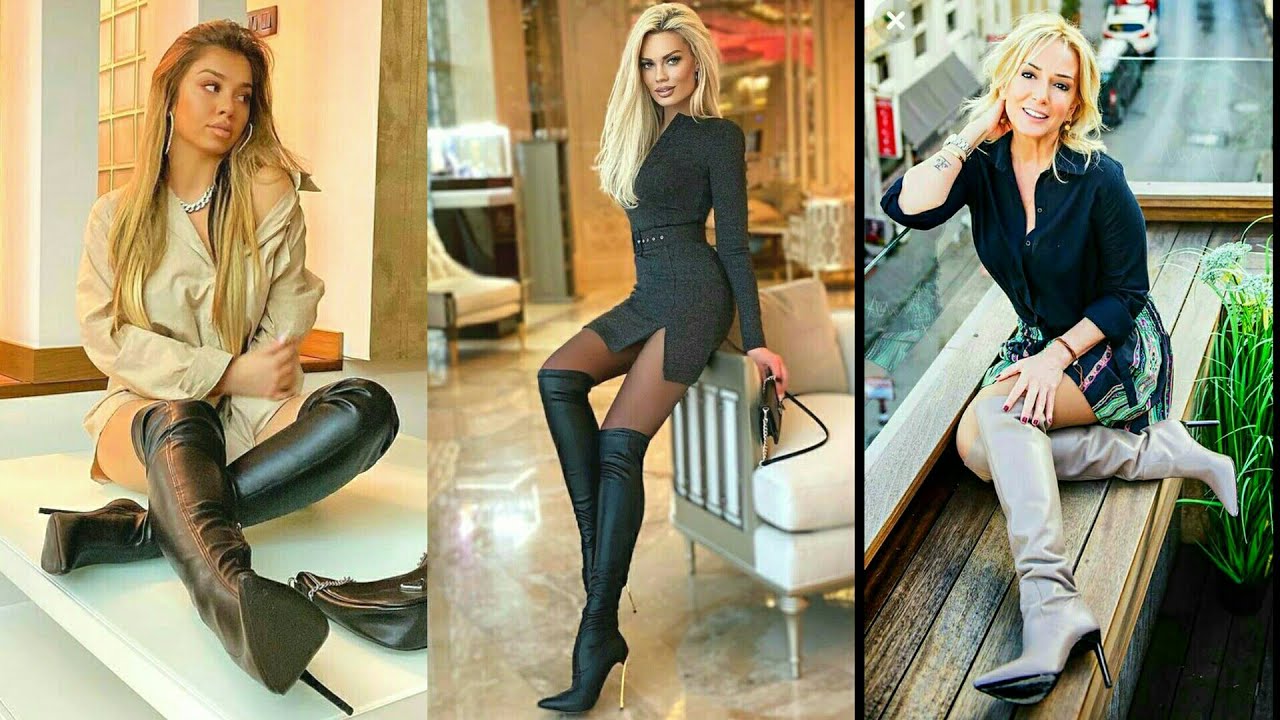 adorable-splendid-leather-long-high-heel-boots-outfits-ideas-youtube