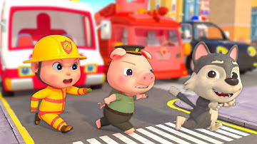 Nhạc Thiếu Nhi Remix: Lớn Lên Cháu Lái Máy Cày | Phim Hoạt Hình Về Phương Tiện Giao Thông