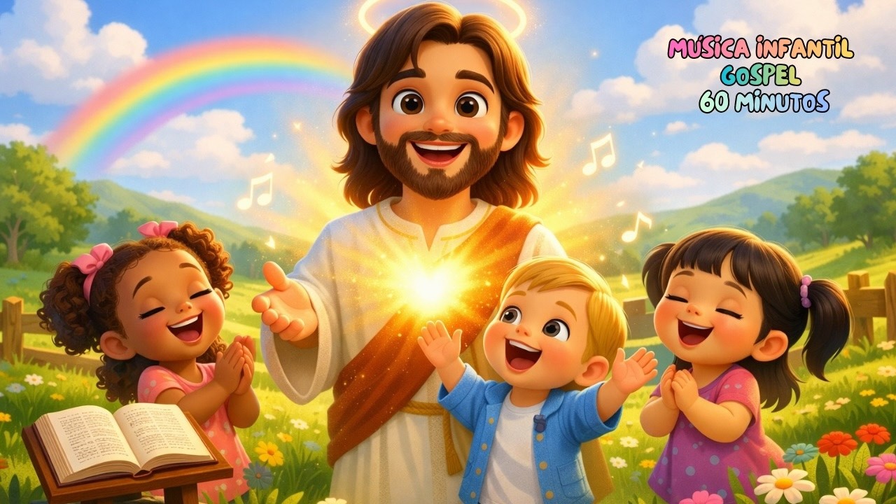 Canções Bíblicas de Fé | Amor e Esperança | 1 Hora de Música Gospel Infantil | Louvor para Crianças