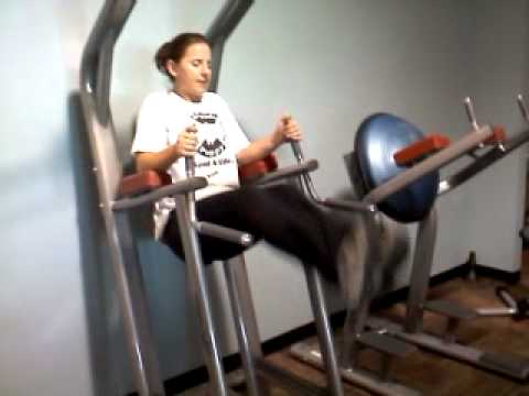 Unbreakable training sessions-Roman chair leg raises - YouTube