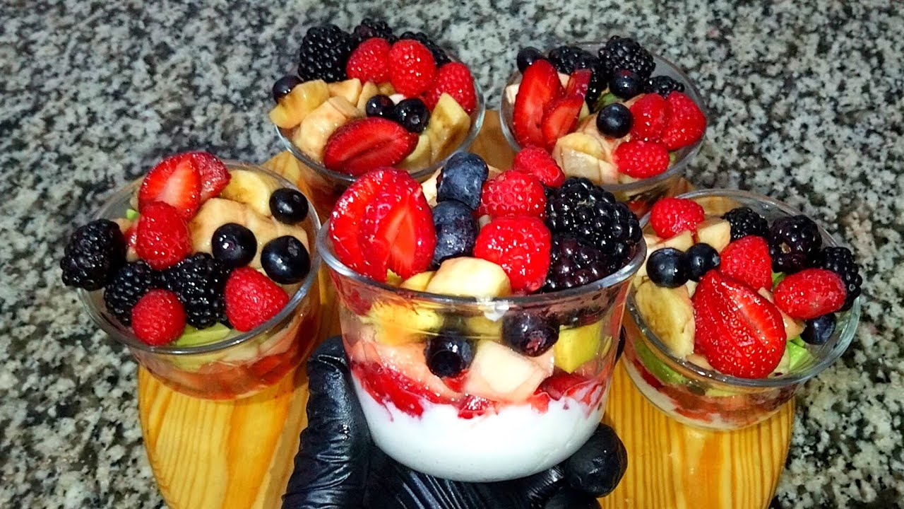 قنبلة رمضان 2026 💣 أروع سلاطة فواكه خفيفة ومنعشة تبرد على القلب (صحية 100%) 🍓