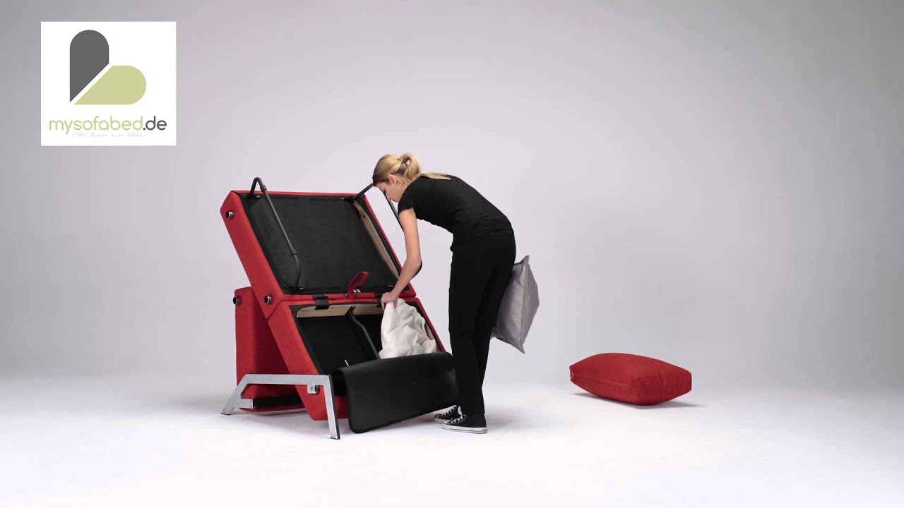 Innovation cubed schlafsessel 90x200 cm gästebett mysofabed.de ...
