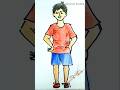 How to Draw a Boy #shorts