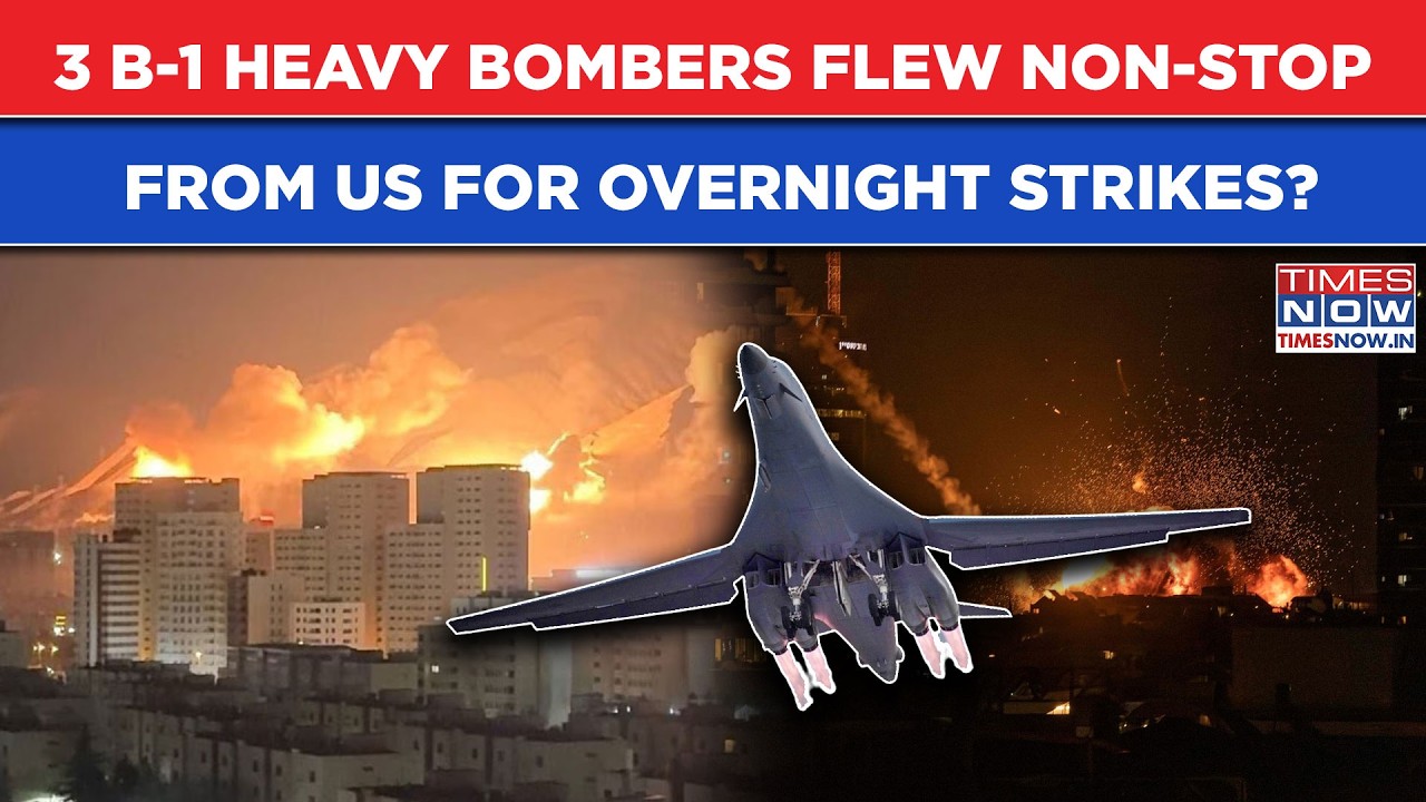 B-1 Heavy Bombers Flew Non-stop From US To Carry Out Overnight Strikes To Hit Iran Command Centers?