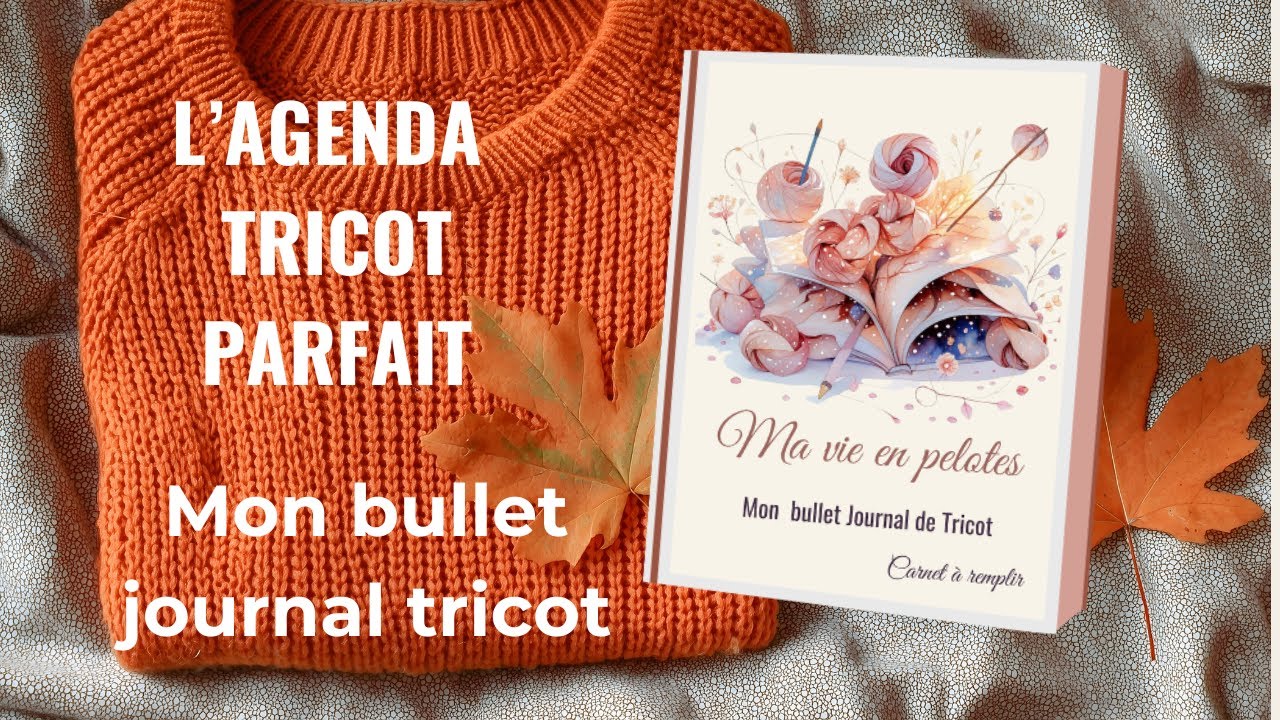 🧶 L’Agenda Tricot Parfait ! | Mon Bullet Journal “Ma Vie en Pelotes” ✨ Organisation tricot