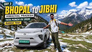 Finally Jibhi Pahunch Gaye Day 3 | Tata Punch EV Broken Roads, Slopes & No Chargers