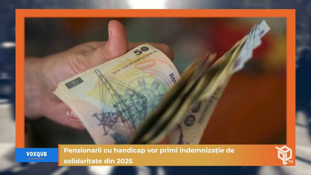 Pensionarii cu handicap vor primi indemnizație de solidaritate din 2025 - VoxQub