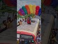 "A Man Lands on a Moving Bus with a Parachute!" 🚀🪂