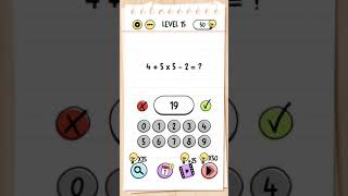 Basic Math, solve 4+5*5-2, Brain Test Level 15 screenshot 2