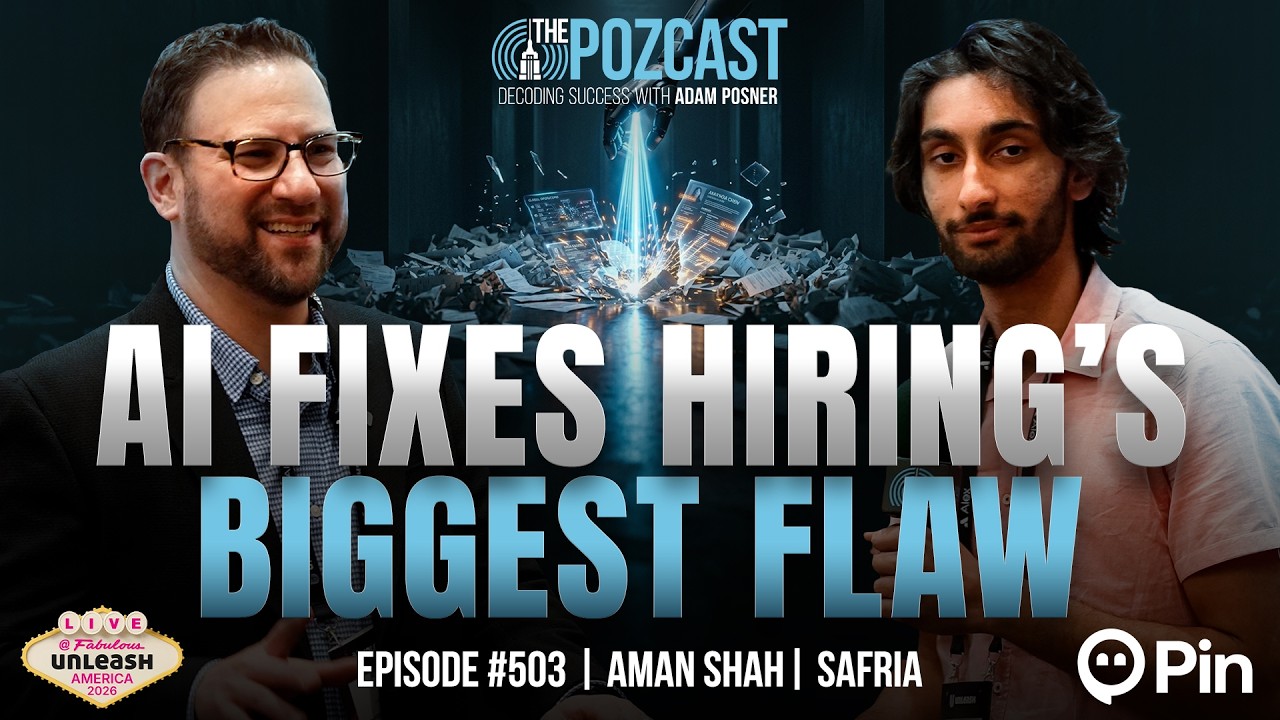 AI Fixes Hiring's Biggest Flaw w/ Aman Shah @Safira (Live @ Unleash 2026)
